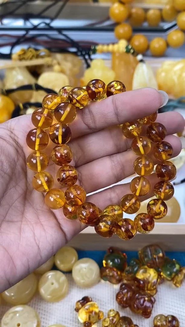 未镶嵌琥珀裸石天然琥珀蜜蜡多样性发一