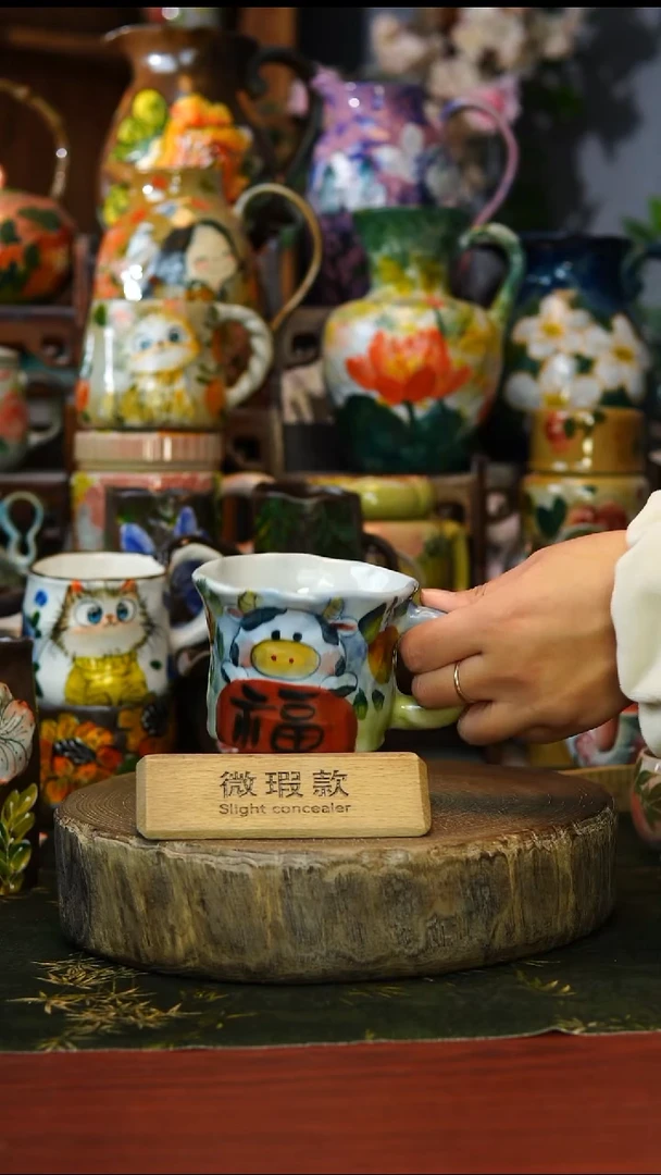 陶瓷42景德镇手工手绘釉下彩