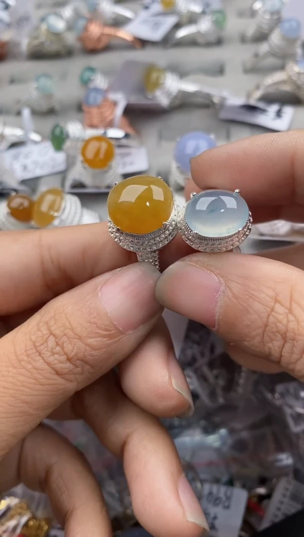 未镶嵌戒指翡翠999----10