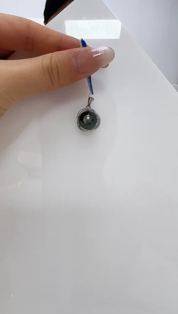 【闪购商品】海水珍珠DA银S925镶嵌吊坠 10 V2809