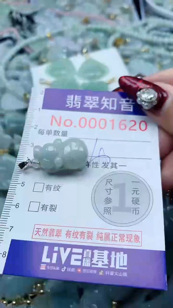 吊坠(不含链)未镶嵌翡翠1620
