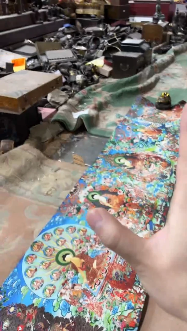 卷轴画路路的唐卡tk160