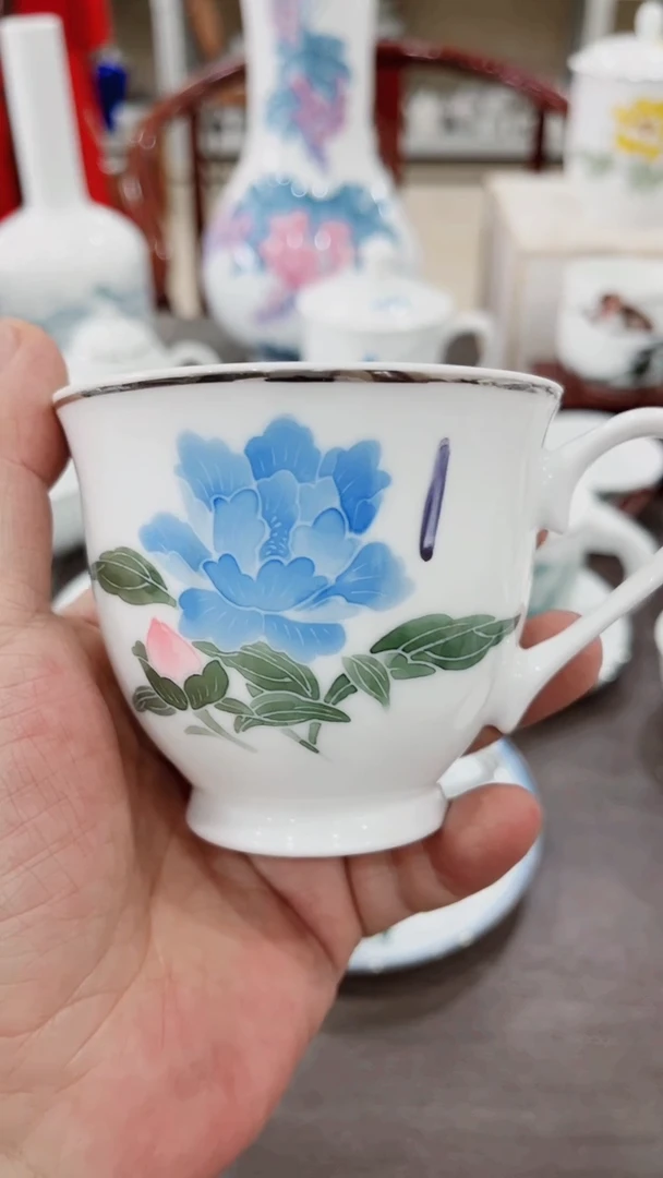 微瑕湖南醴陵釉下五彩陶瓷