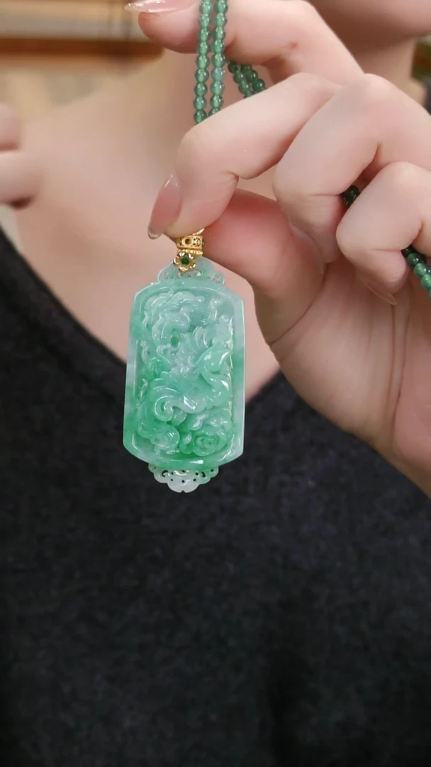 颈饰未镶嵌翡翠国风