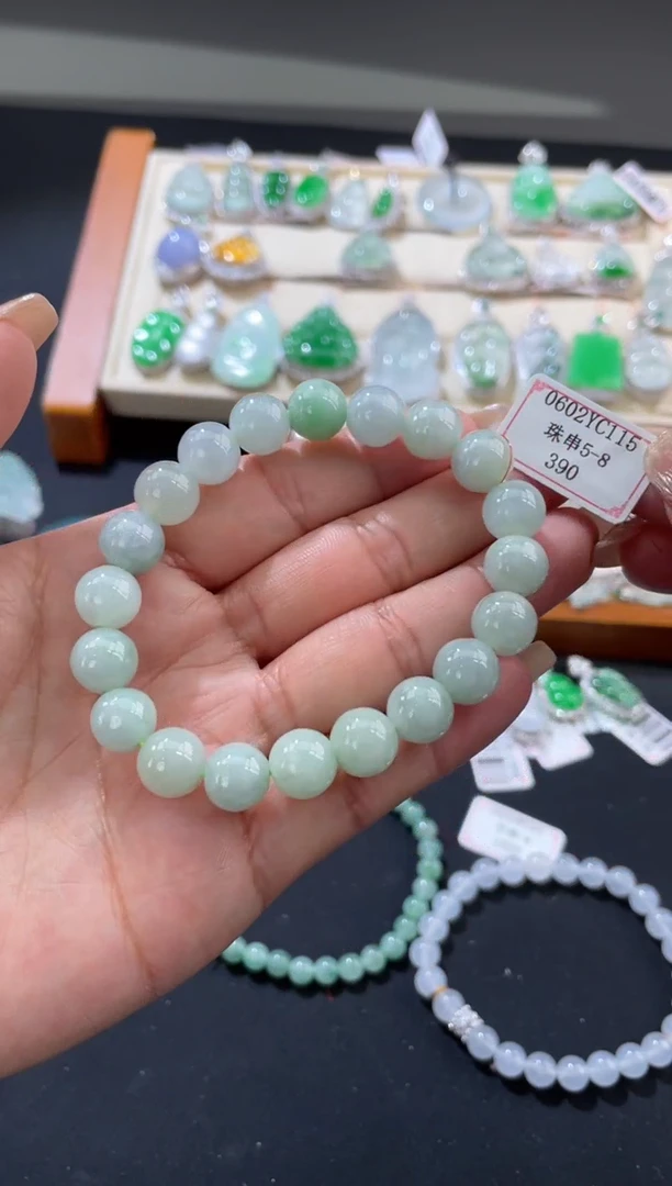 未镶嵌手串翡翠0602YC115