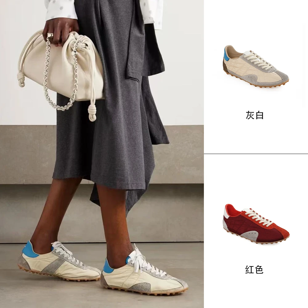 WANTS-LAB 2025新款透气欧若动感风深口平跟德训女鞋WL20750200