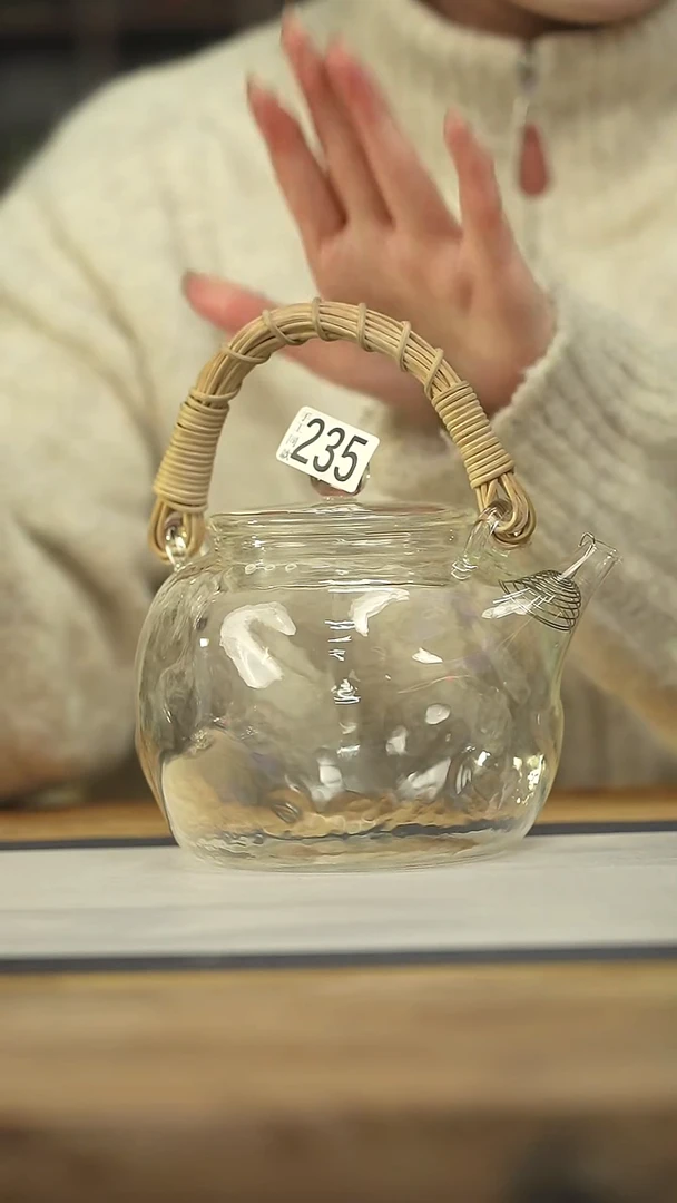 设计师手作款/玻璃煮茶壶