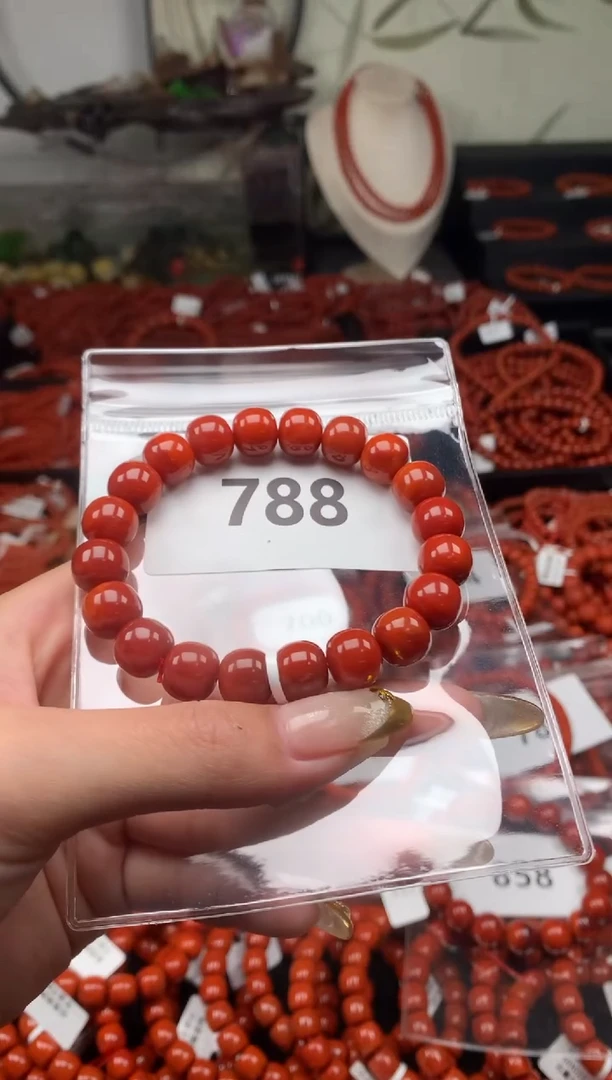 【闪购商品】南红玛瑙手链未镶嵌788-11mm
