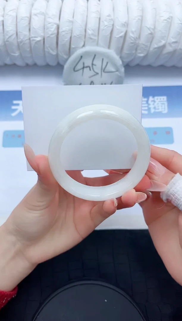 【闪购商品】和田玉手镯未镶嵌G197-54.2