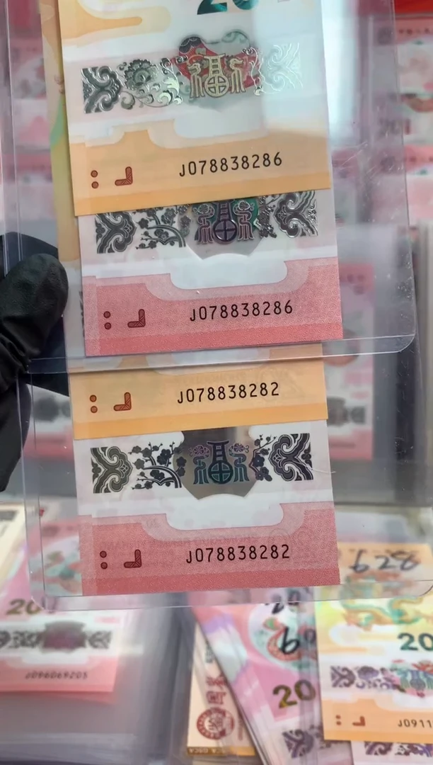 【闪购商品】塑料蛇钞龙钞 共2钞 【全同号】2单一起