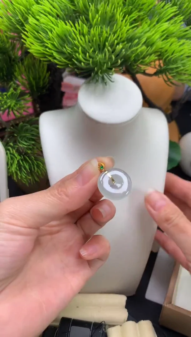 颈饰未镶嵌翡翠开**好---113101