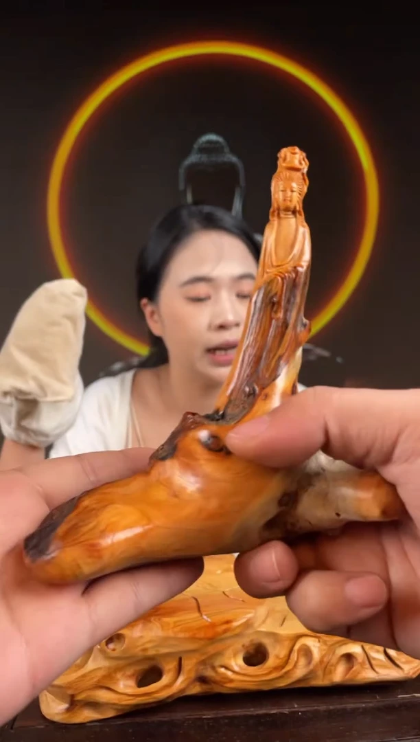 柏木（崖柏）手工摆件,先抢先得! 编号:336