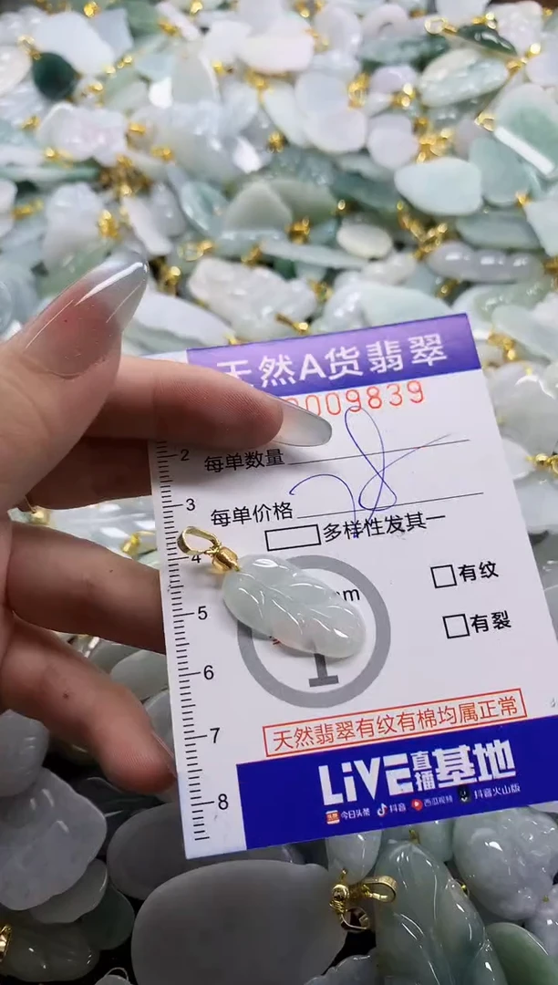 颈饰未镶嵌翡翠天然A货翡翠