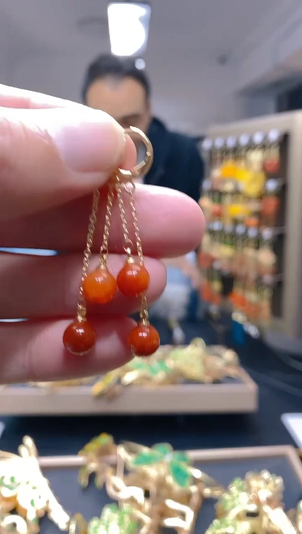 【闪购商品】翡翠耳饰合金60翡翠耳包