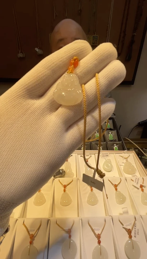 项链未镶嵌和田玉和田玉项链