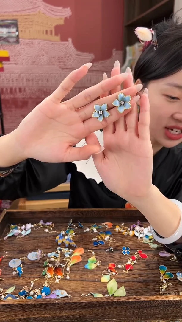 【闪购商品】刺绣苏绣世家非遗手工（耳环）