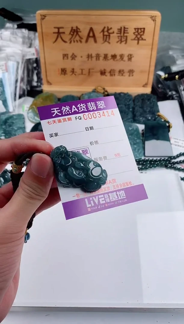 颈饰未镶嵌翡翠 多样性随机一件发货 貔貅38