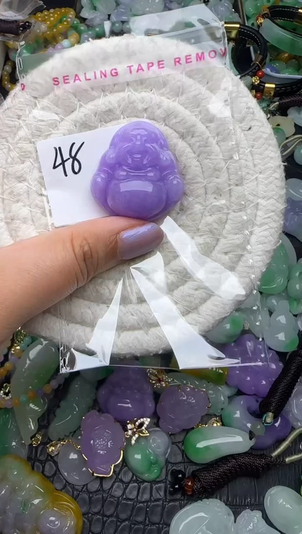 颈饰未镶嵌翡翠缅甸翡翠吊坠