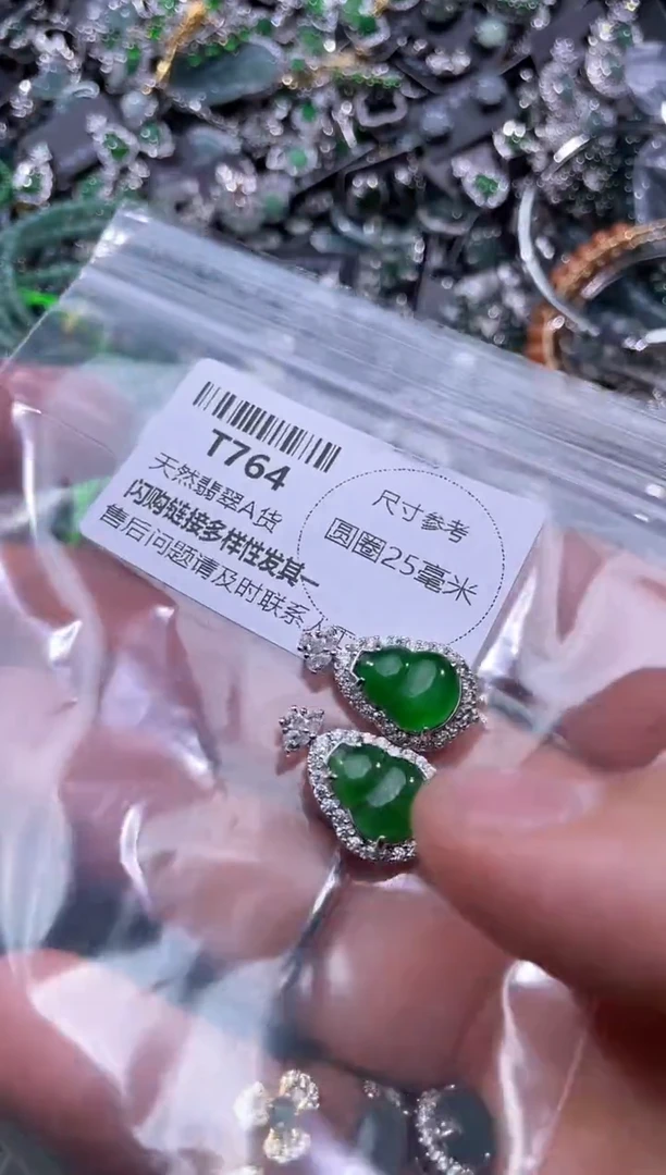 【闪购商品】翡翠颈饰未镶嵌T764多样性发其一
