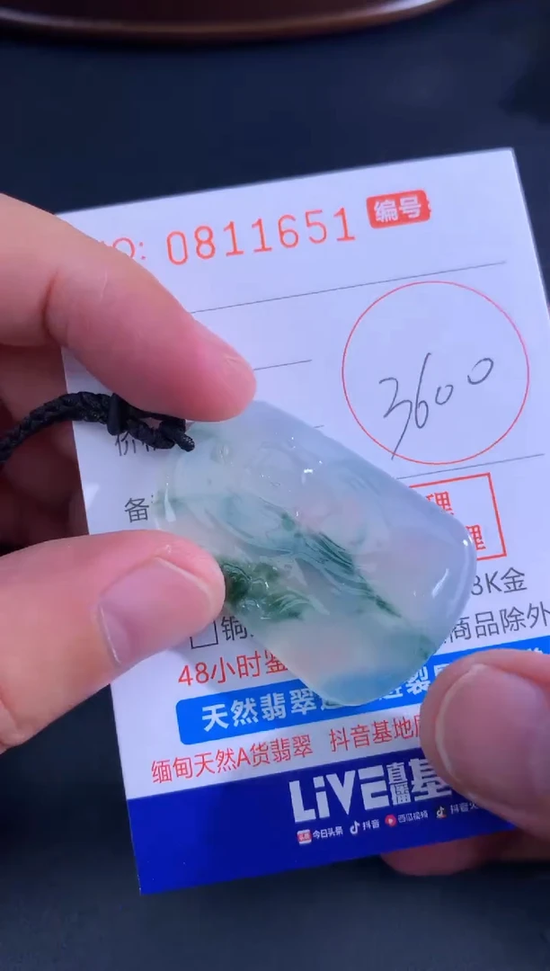 翡翠未镶嵌颈饰天然A货翡翠