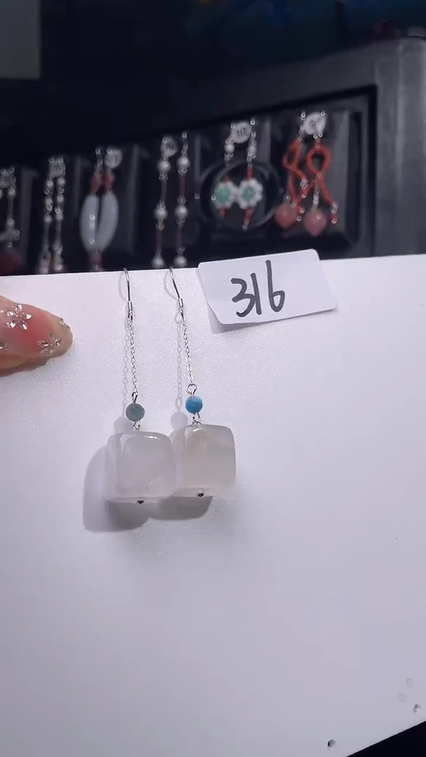 银S925镶嵌耳饰紫晶喜欢拍瑕