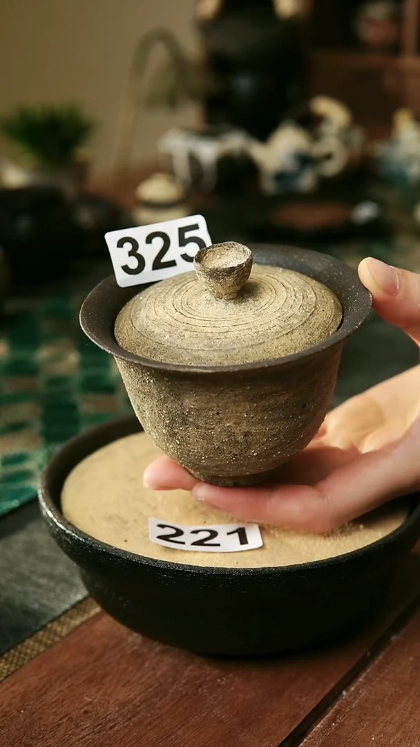 150毫升紫砂全手工盖碗