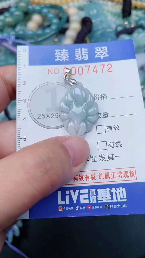 颈饰未镶嵌翡翠.0007472