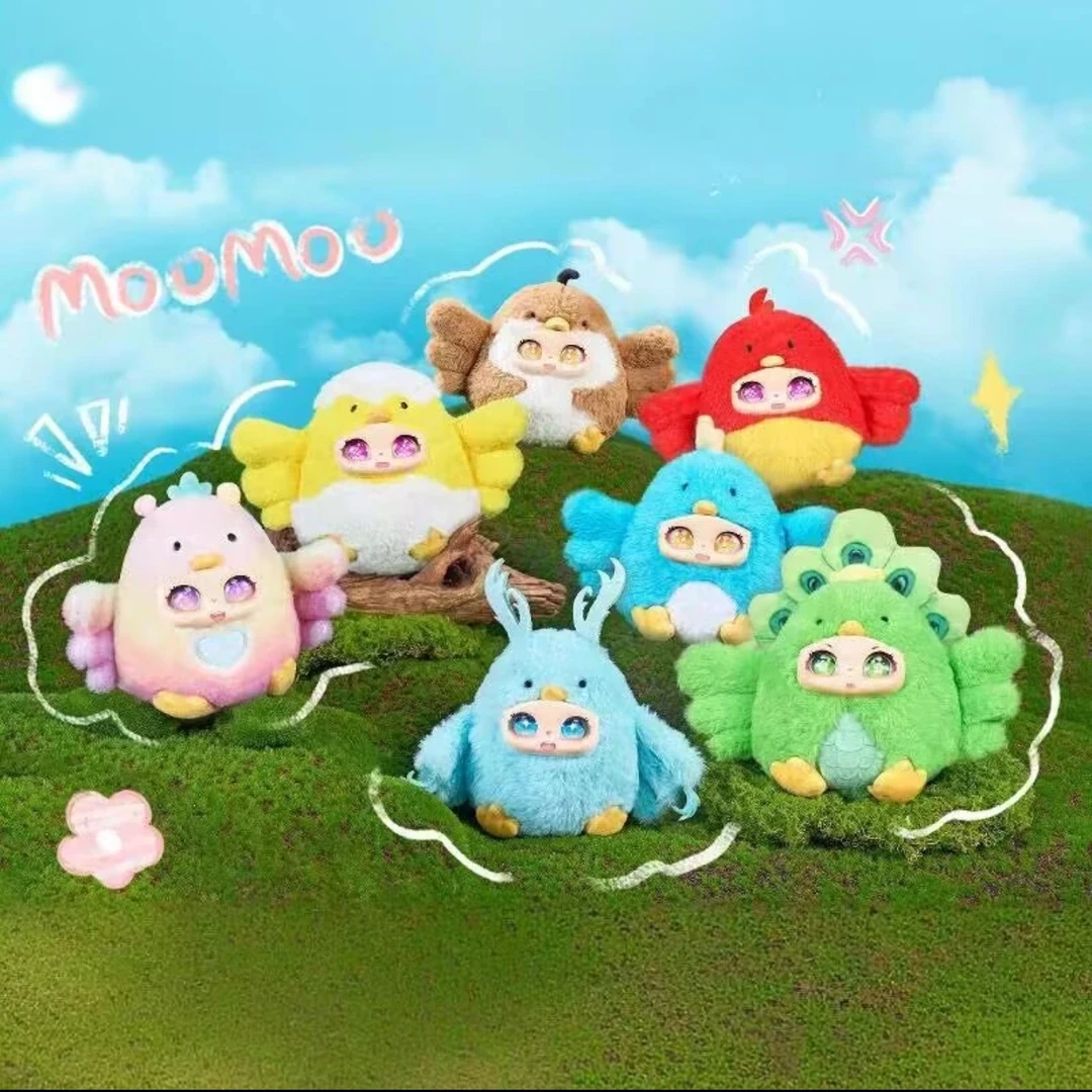 【77专属】平拆MOOMOO-萌啾萌混过关系列毛绒摆件
