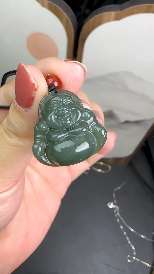 吊坠(不含链)未镶嵌和田玉JJD1211011多样性发一