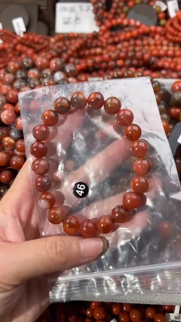 南红玛瑙手串未镶嵌10