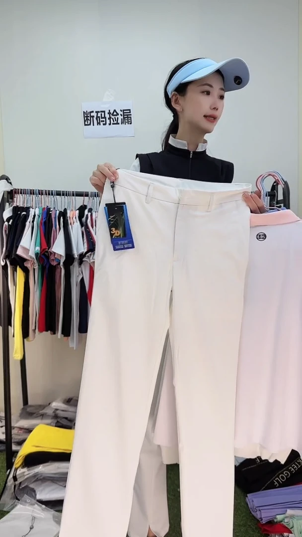 乔*～高尔夫裤型白色XL2011