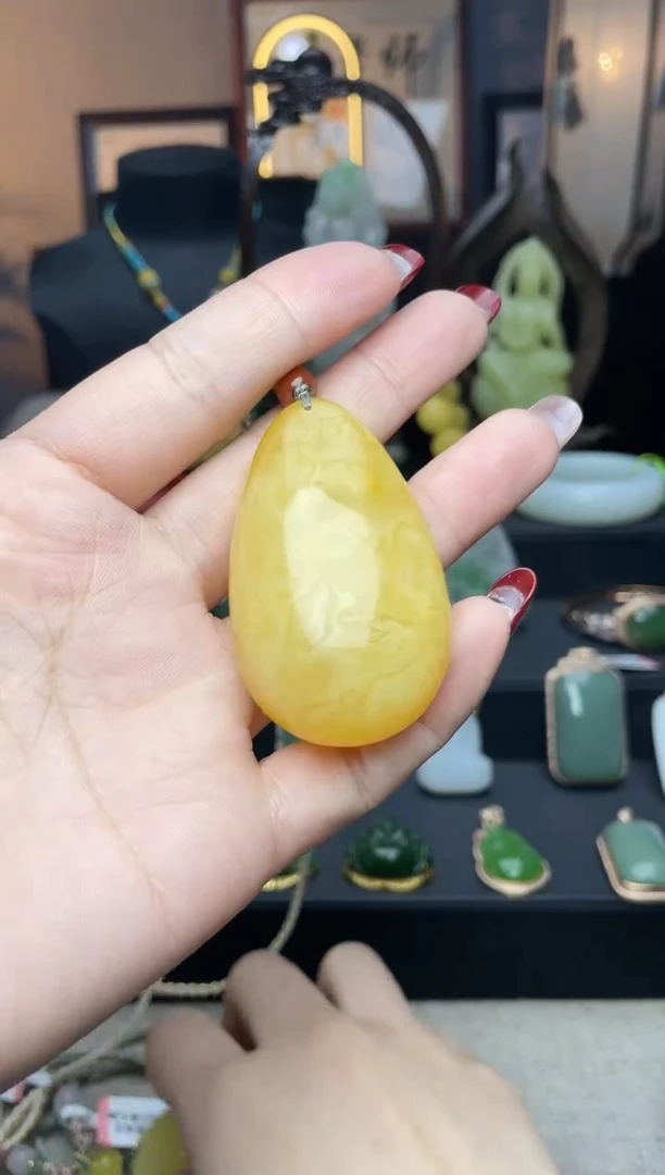 【闪购商品】琥珀颈饰未镶嵌吊坠sm46