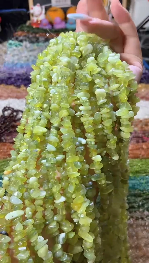 水晶珠宝半成品未镶嵌青提