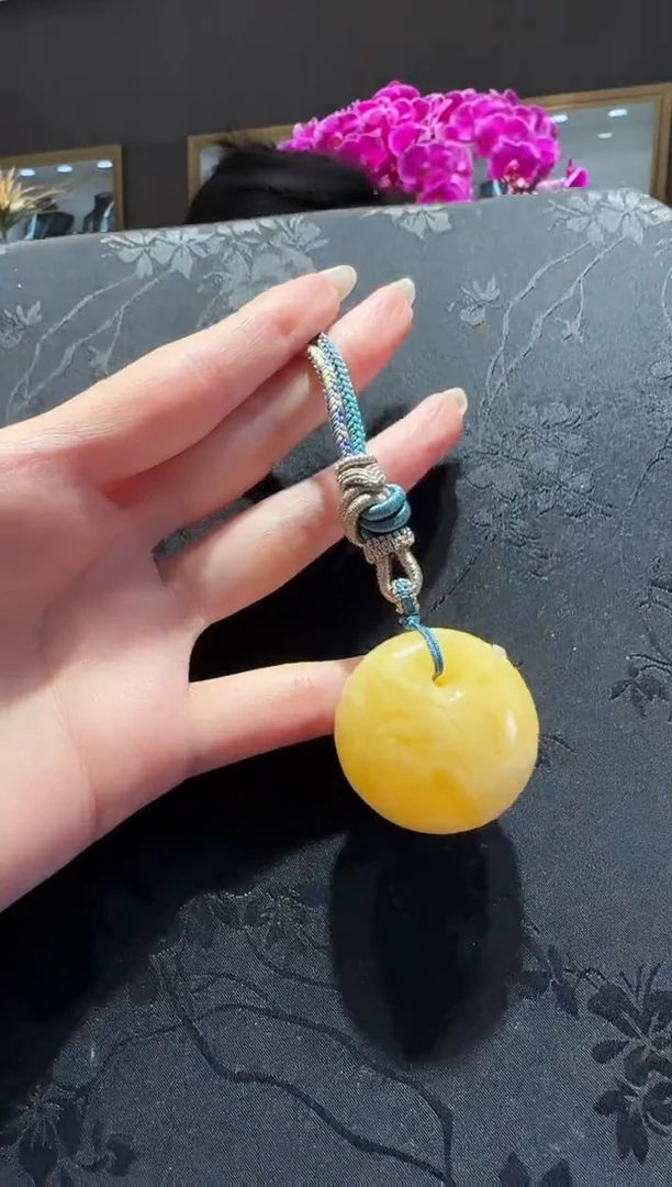 【闪购商品】琥珀项链未镶嵌蜜蜡公主扣项链编绳款