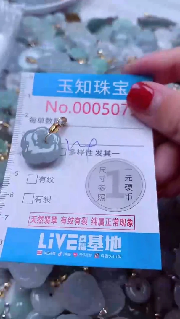 吊坠(不含链)未镶嵌翡翠5079