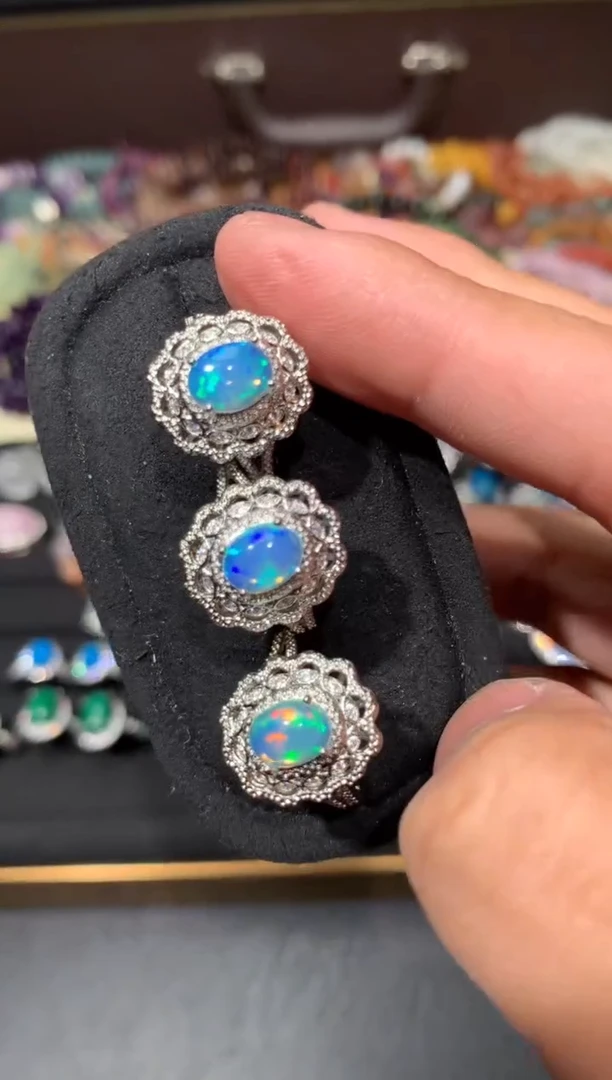 未镶嵌欧泊戒指F17【多样性发其一】