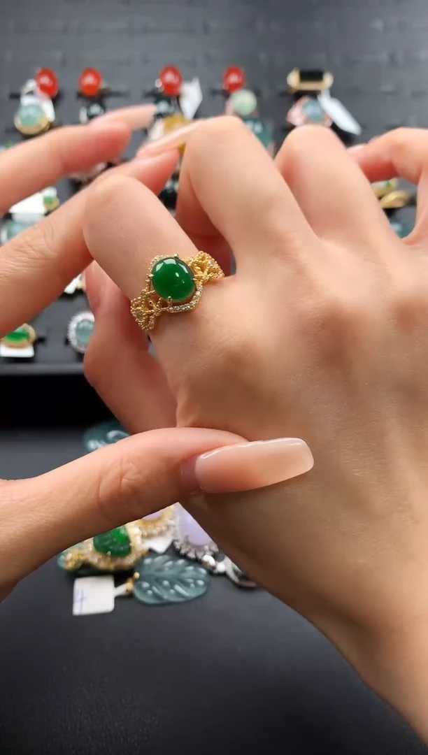 【闪购商品】翡翠戒指未镶嵌476548756875785