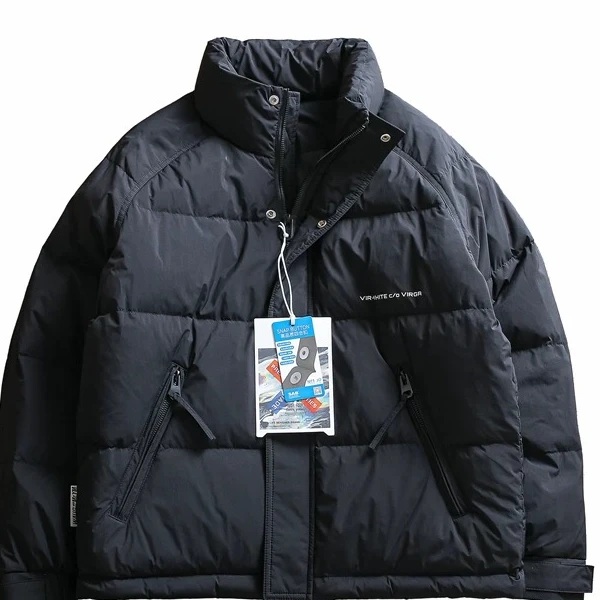 DM-07立领本布下摆棉衣情侣百搭休闲收口袖保暖