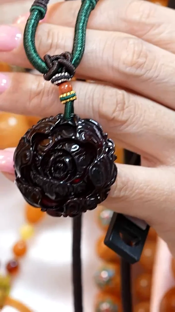 琥珀颈饰未镶嵌7701天然蜜蜡珠宝奇石云端妖孽全部保真