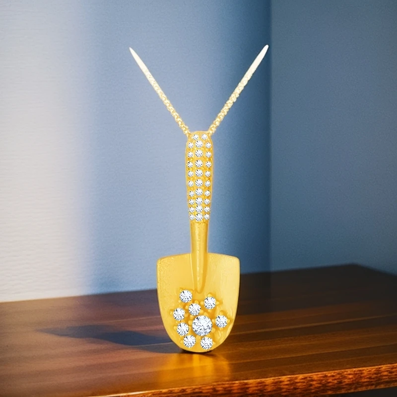 惠时高奢--J铲铲项链c145 KQ