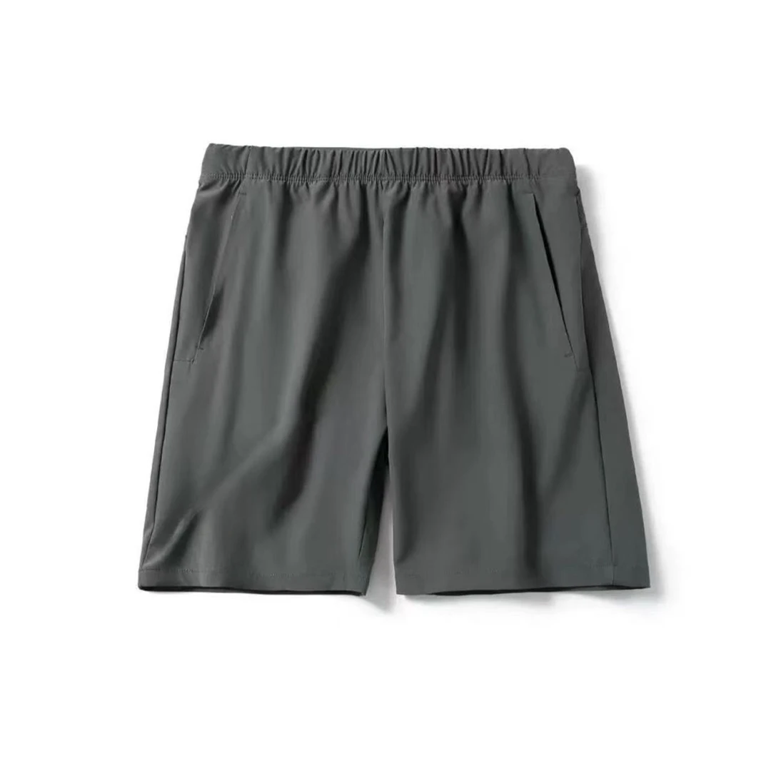 男士夏季速干五分裤后腰激光x冲孔透气运动宽松跑步弹力短裤5526