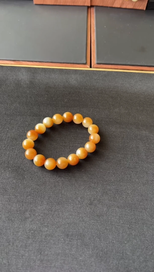 【闪购商品】和田玉手串未镶嵌若羌微色差卡12