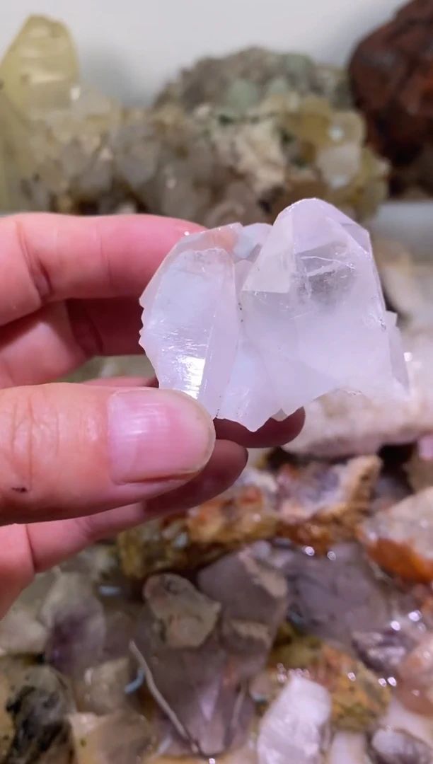 未镶嵌珠宝半成品水晶3号四川美姑超七花园水晶