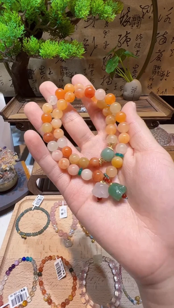 未镶嵌石英质玉手饰手饰@@