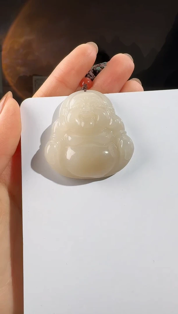 颈饰未镶嵌和田玉佛公44.9/11.9