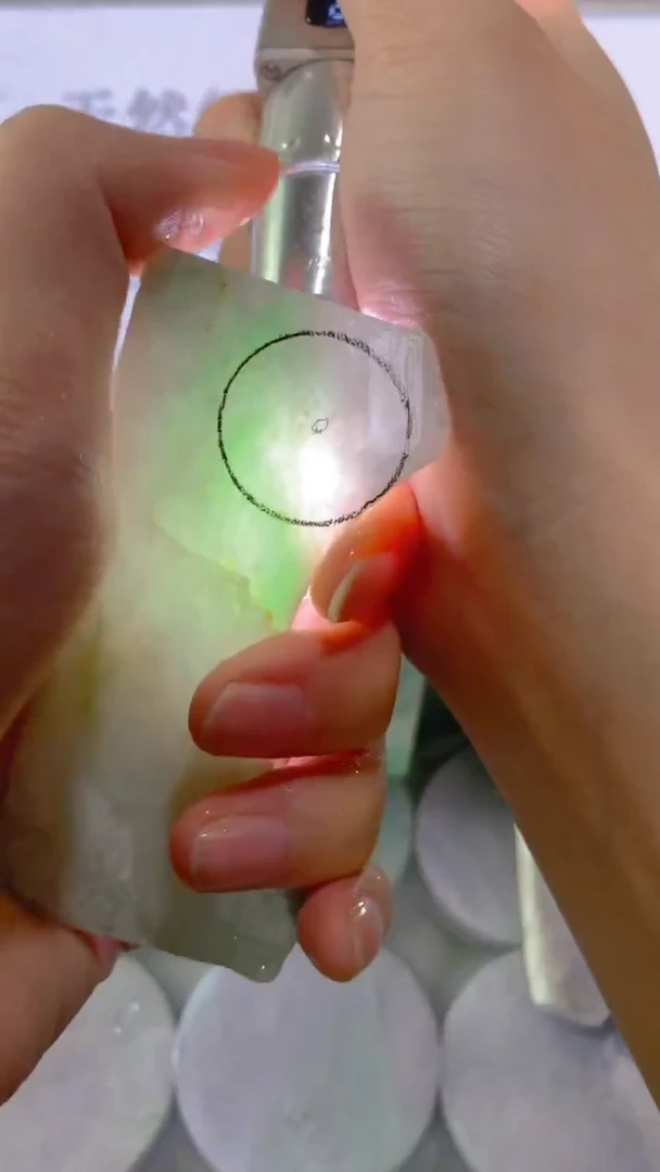 未镶嵌裸石翡翠天然缅甸翡翠A货FC43