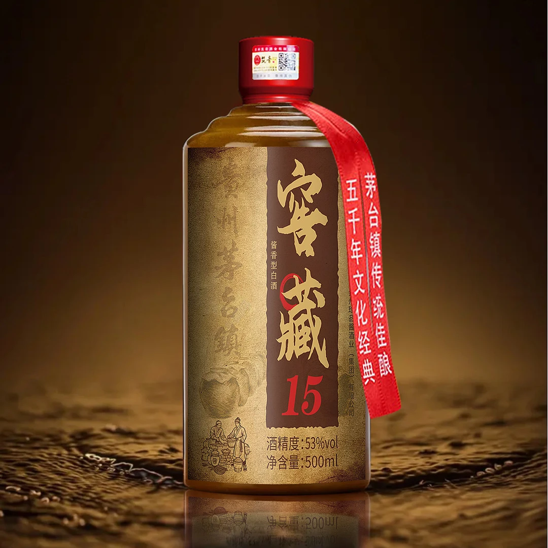 筑音窖藏15 经典佳选 酱香型白酒53度500ml