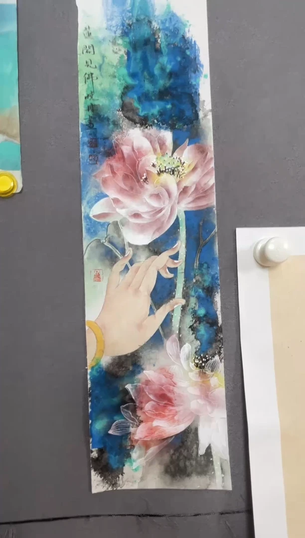 国画国画山水花鸟作品