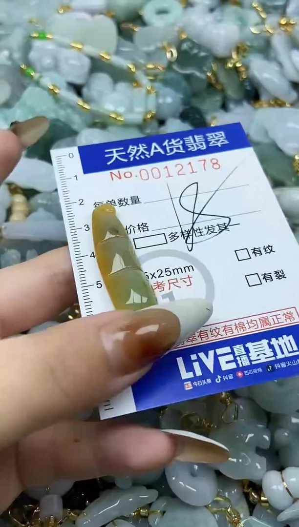 【闪购商品】翡翠颈饰未镶嵌天然A货翡翠