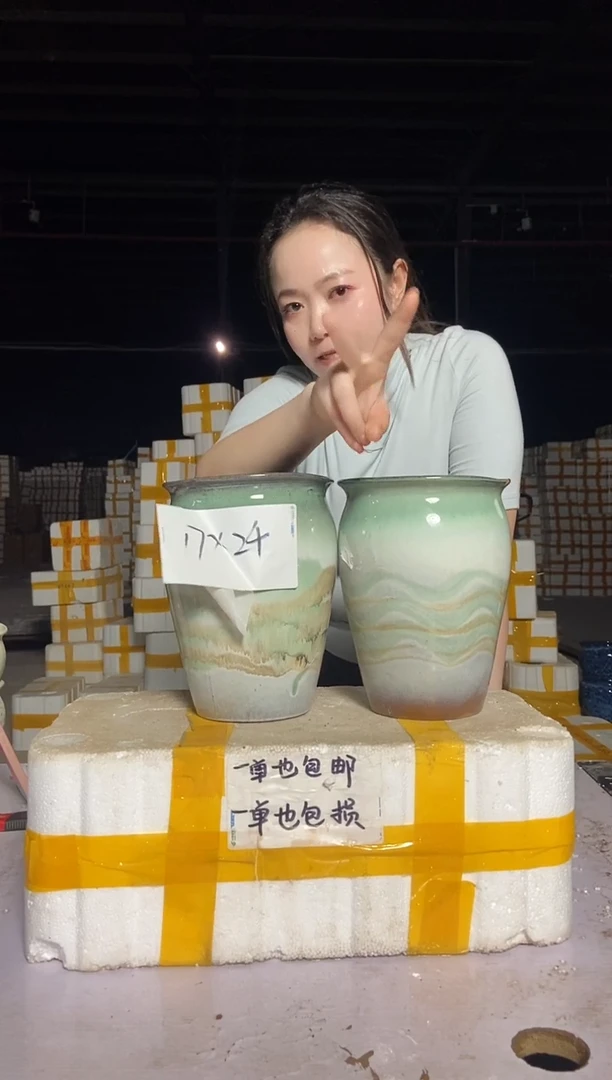 宜兴紫砂粗陶花盆17/24